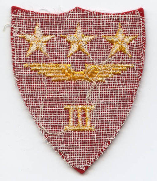 WWII US 3rd MAW Marine Aircraft Wing SHIELD Shape Shoulder Patch in FELT