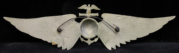 Wonderful ca 1920 - 1921 US Marine Corps Aviation Wing Wall Plaque made in Dominican Republic