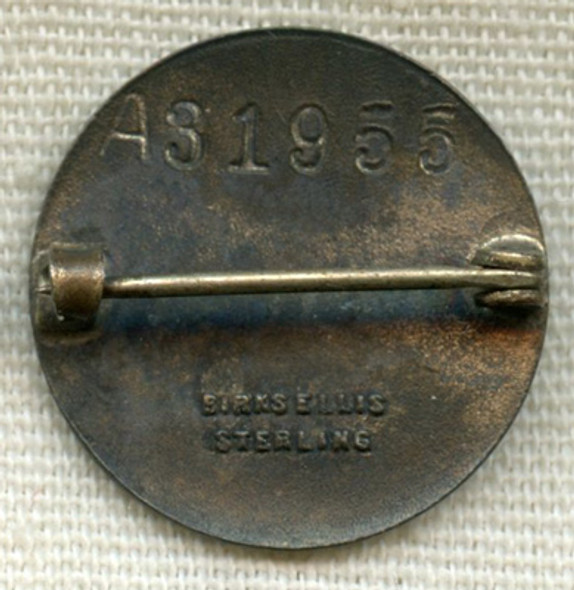 Numbered WWI Canadian Red Cross Society Blood Donor Service Member Badge