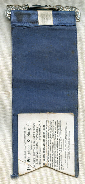 Extremely Rare American Red Cross 1918 Allied Theatrical & Motion Picture Team 2nd War Fund Ribbon