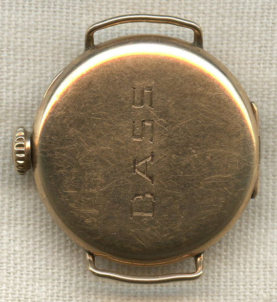 WWI American Red Cross (ARC) Nurse's Watch Named on Reverse