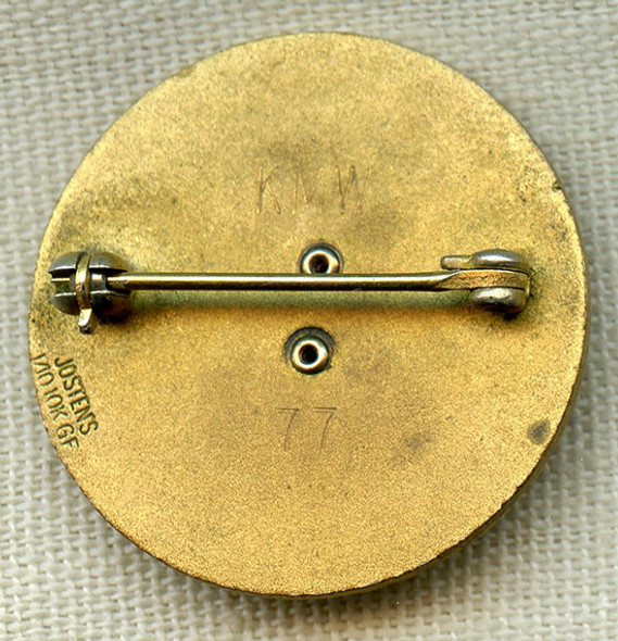 Beautiful, but Unidentified Nursing School Graduation Pin from 1977 "DVTS"