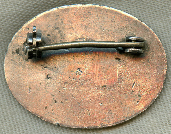 Mid-Late 1920's AETNA Steel Products Corp. Worker ID Badge by Whitehead & Hoag