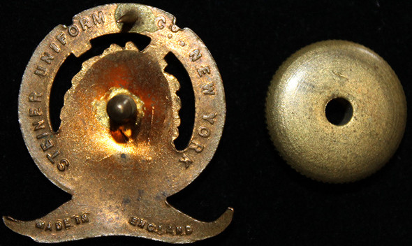 Great, Early MGM Lion Logo Lapel Pin Ca. 1920's by Steiner Uniform Co., New York