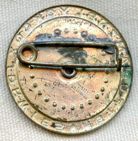 Scarce 1935 Radio Orphan Annie Secret Society Decoder Badge from Ovaltine