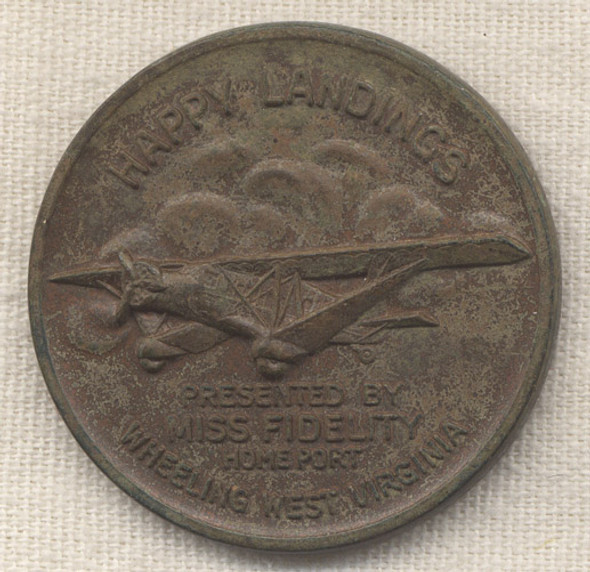 Rare 1932 National Air Races Participant Medal
