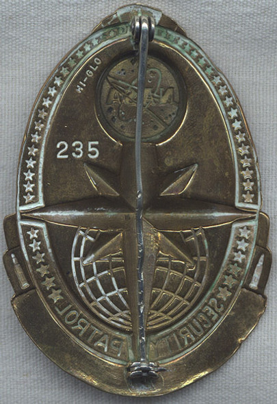 Rare 1960s NASA Security Patrol Badge from the Marshall Space Flight Center