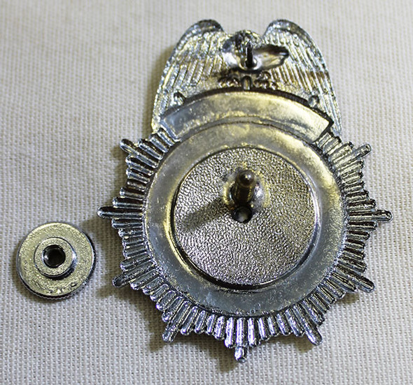 Rare Early 1970's NASA Security Patrol Guard Hat Badge from Johnson Space Center