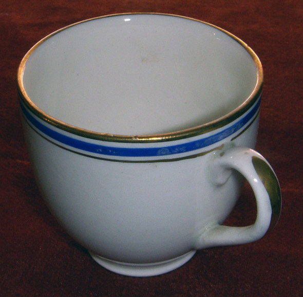 Circa 1900 Demitasse Cup for Eastern Yacht Club Yacht ÒALOHAÓ Marblehead, MA