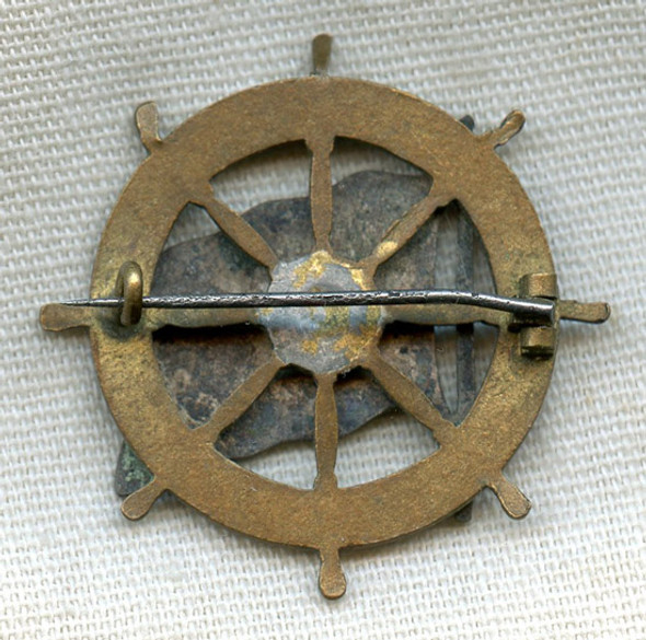 Early 20th Century (Ca. 1910s) Hamburg America Lines (HAL) Steamship Patricia Badge