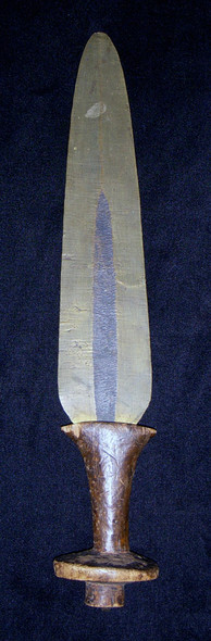 Circa 1920s Bronze African Tribal Dagger
