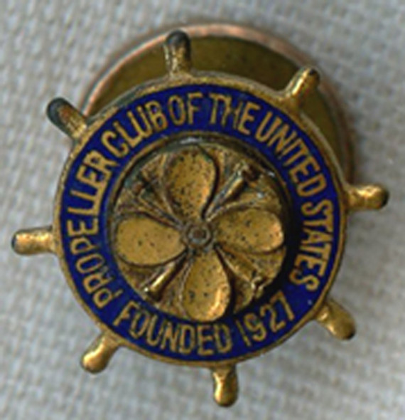 1930's Propeller Club of the United States Lapel Pin