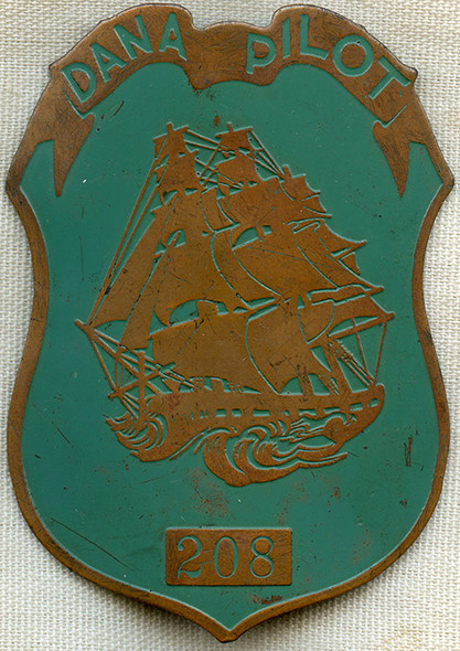1935年 フランス語 NOËL 「クロンボー城沖の漁船」 イヤープレート Transportation Related Artifacts & Collectibles - Ocean Liner