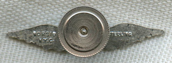 Sterling WWII Royal Norwegian Air Force (RNAF) Lapel Wing for Pilots In US by Norsid