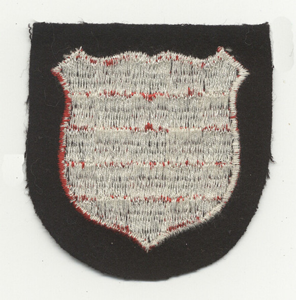 Unused WWII Waffen SS Croatian Volunteer Sleeve Shield