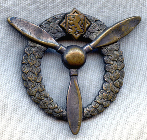1947 Czechoslovakian Air Force Flight Mechanic Badge