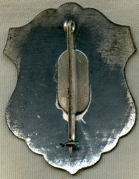 WWII Era Boston, MA Police Special Patrolman Badge Wartime Material. Rare w/ Bright Finish Remaining