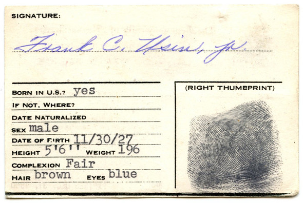 Great 1960 Massachusetts State Police Issue Press ID Pass for Springfield Republican Photographer