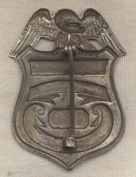 WWI US Army Rock Island Arsenal (RIA) Police Badge