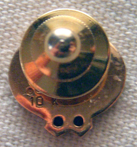 1970s Eastern Air Lines 10 Years of Service Pin in 10K Gold