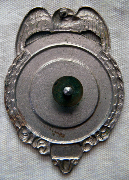 1940s-1950s North Carolina Prison Department Guard Hat Badge