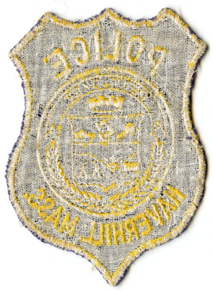 Circa 1960 Haverhill, Massachusetts Police Patch