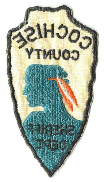 Late 1970's Cochise County, Arizona Sheriff Dept. Uniform Patch
