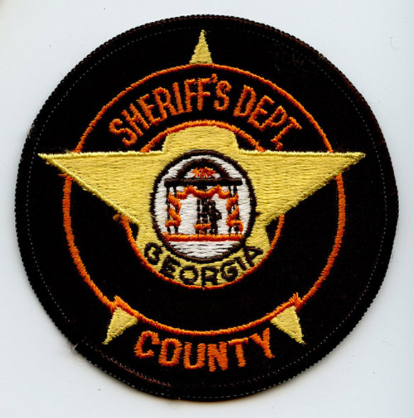 Circa 1980s Generic Georgia County Sheriff Department Patch