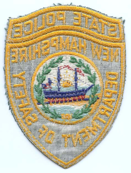 1960s New Hampshire State Police Department of Safety (DOS) Patch