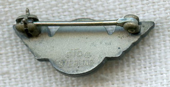 1960s Sterling Braniff International Airways Service Lapel Pin