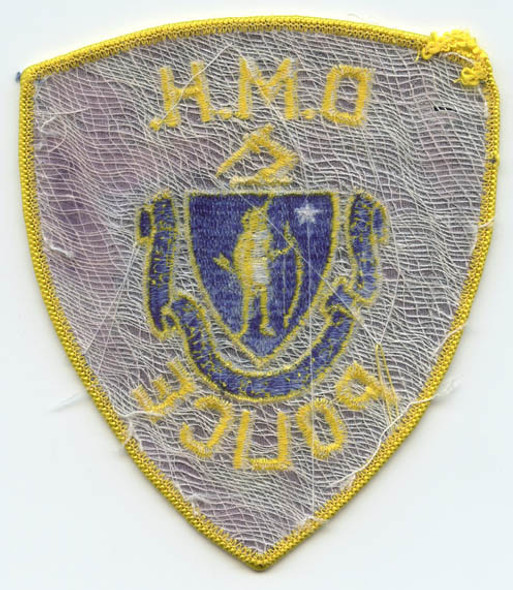 1980s Massachusetts Dept. of Mental Health (DMH) Police Patch