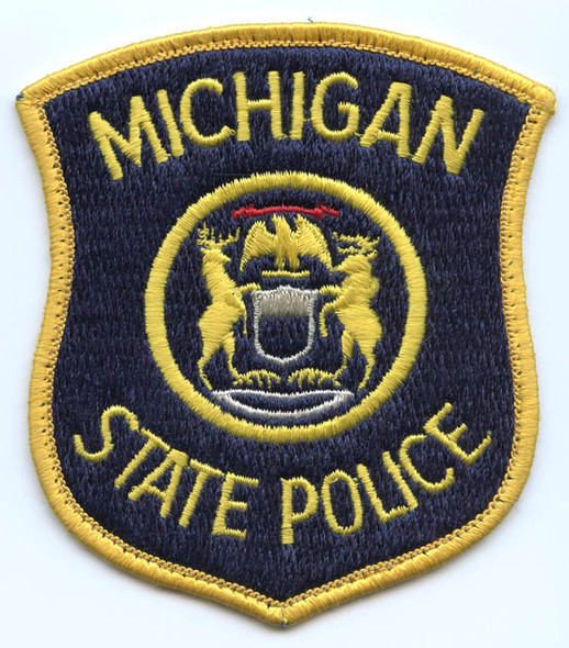1980s Michigan State Police Patch