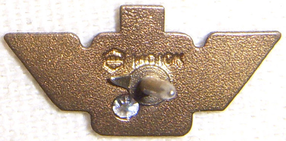 1980s Braniff Inc. Airlines 25 Years of Service Lapel Pin