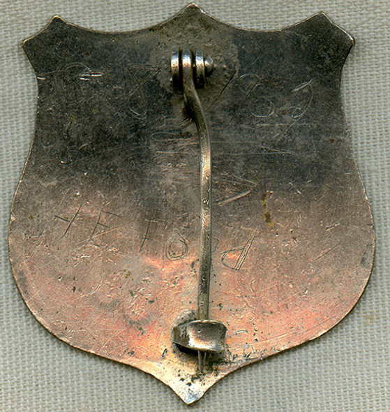 Old West ca 1900s - 1910s "Stock" Deputy Sheriff Shield Badge with a "Been There" Look