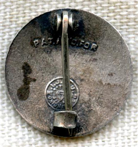 Unusual 1920's - 30's Lapel Pin "America My Country" with 13 Star Silhouette of US Union Made