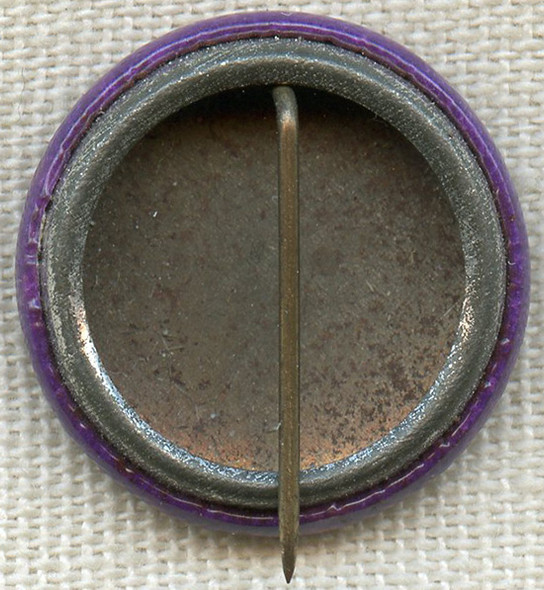 Rare Late 1930's - Early 1940's Anti - Japan Pin Boycott Japan Stop the Agressor