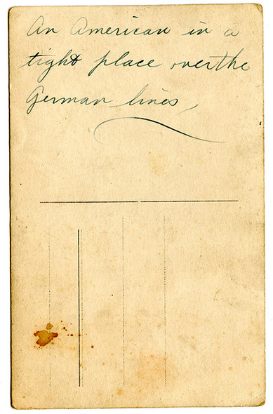 WWI Aviation RPPC Doctored to Show Two German Aircraft Descending on a US Aircraft