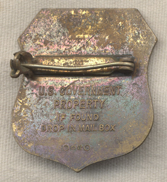 1950's United States Postal Badge from Omaha, Nebraska