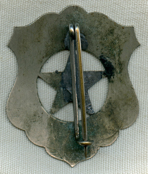 Wonderful ca 1900 Pennsylvania RR (Penn'a. Lines or Pennsylvania Lines) Railroad Police Badge # 392