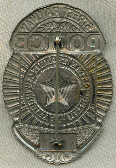 1920's-30's Boston Metro Transit Authority Street Railway Police Badge #569