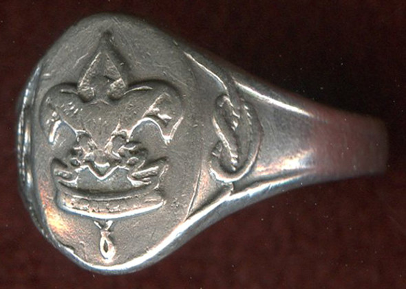Circa 1930's Sterling Boy Scouts of America (BSA) Ring
