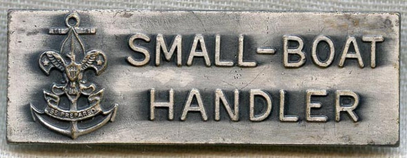 1960's BSA Sea Scouts, then Sea Explorers, Small Boat Handler Qualification Badge