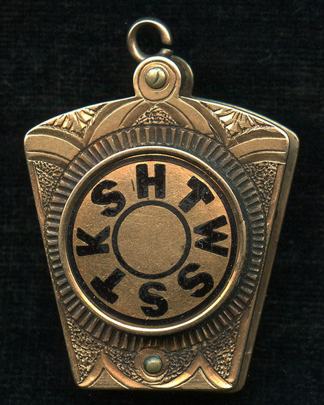 Beautiful Vintage Masonic Watch Fob Charm