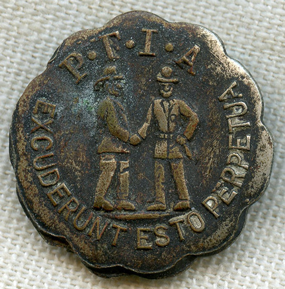 Early Ca 1913 Police & Firemen's Insurance Association #'d Lapel Pin