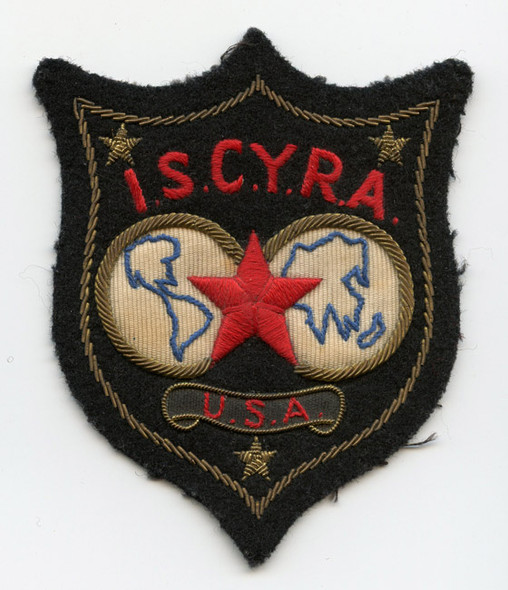 Great Vintage 1930s ISCYRA (International Star Class Yacht Racing Association) Bullion Blazer Patch