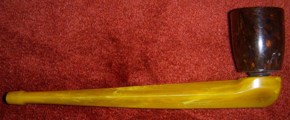Vintage 1930s All-Bakelite/Catalin Tobacco Pipe