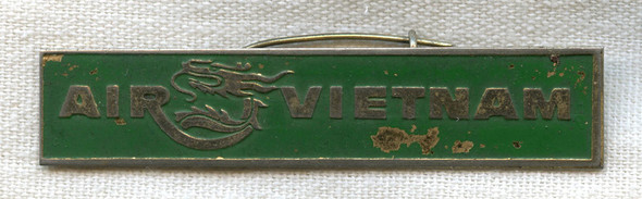 Locally Made 1950s - Early 1960s Air Vietnam Agent Badge