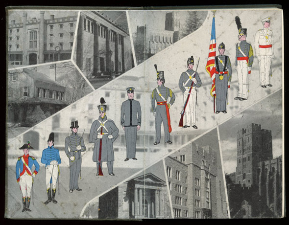 Inscribed 1941 USMA US Military Academy West Point Bugle Notes Handbook for Cadets