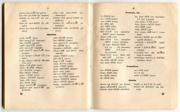 1943 United States Army (War Department) & USN "A Pocket Guide to New Caledonia" Well-Used