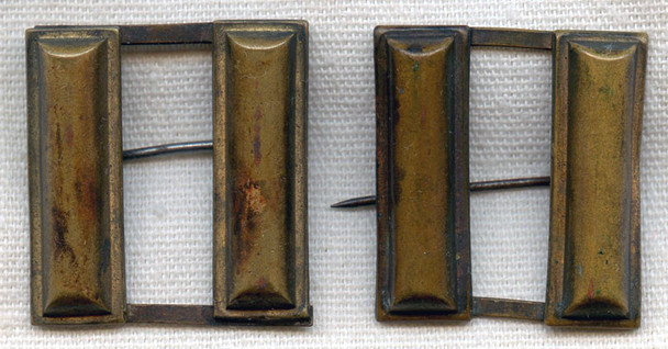 Rare Pair WWI State Guard Captain Rank Insignia